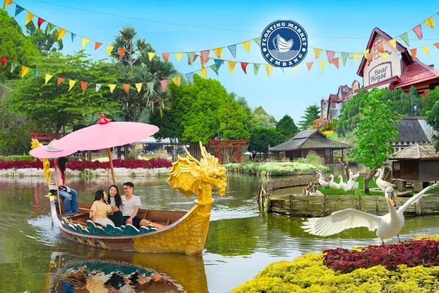 Area kuliner dan hiburan di Bandung
